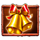 snowing gifts bells symbol icon