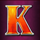 solstice celebration k symbol icon