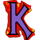 soul slayer fiery k symbol icon