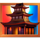 sound of steel hold and win asian pagoda symbol icon
