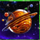 space christmas planet symbol icon