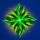 space gem green gem symbol icon