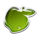 sparkling fresh apple symbol icon