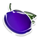 sparkling fresh plum symbol icon