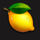 sparkling jackpot lemon symbol icon