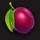 sparkling jackpot plum symbol icon
