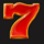 sparkling jackpot seven symbol icon