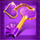 sparkling roses key symbol icon