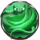 spear of athena green snake symbol icon