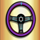 speed king steering wheel 1 symbol icon