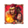 spellbound man red symbol icon