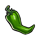 spice green pepper symbol icon