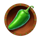 spice spice baby green pepper symbol icon