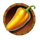 spice spice baby yellow pepper symbol icon