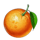 spicy fruits orange symbol icon