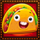 spicy reels fiesta tortilla symbol icon