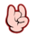 spicy sixsixsix hand symbol icon