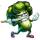 spin and dice angry broccoli symbol icon