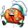 spin and dice chef pumpkin symbol icon