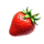 spin and squeeze strawberry symbol icon