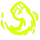 spin fighters striker fist symbol icon