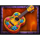spin of the dead floral guitar symbol icon