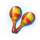spinata pinata maracas symbol icon