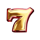 spinbox gold seven symbol icon