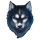 spinsane wolf symbol icon