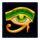 spirit of egypt hold and win eye symbol icon