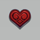 spirit of mustang red heart symbol icon