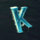 spooky graves k symbol icon