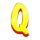 spooky skull q symbol icon
