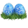 spring bunny eggs 5 symbol icon