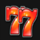 stacked fire 7s big spins 77red symbol icon