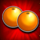 stacked fire 7s oranges symbol icon