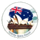 stamp world sydney opera house australia symbol icon