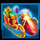 stampede rush speedy santa sleigh symbol icon