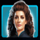 star trek the next generation blue woman symbol icon