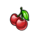 starry fruits cherry symbol icon