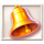 stars and stripes hold and win bell symbol icon