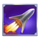 startup valley rocket symbol icon