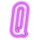 static nightmare abyssways neon q symbol icon