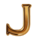 steampunk plinko j symbol icon