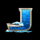 stellar cash blown away j letter symbol icon