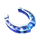 stellar diamonds horseshoe symbol icon