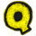 stickman cash q symbol icon
