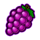 sticky diamonds flaming link grapes symbol icon