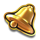 sticky lips bell symbol icon