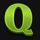 sticky piggy q letter symbol icon